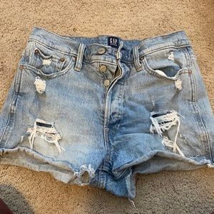 Gap cheeky high rise shorts